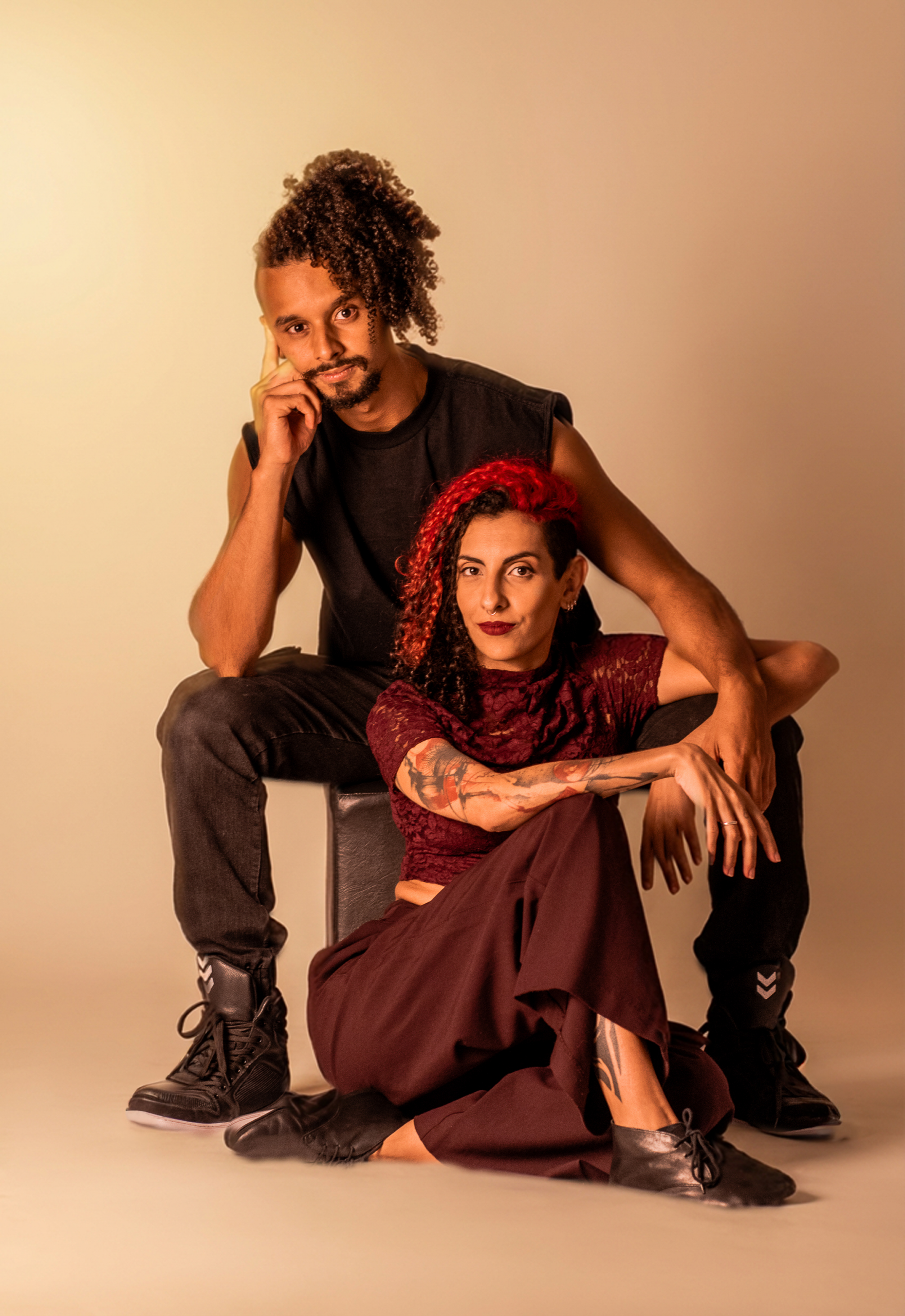 Pat Géa and Gabs Sena